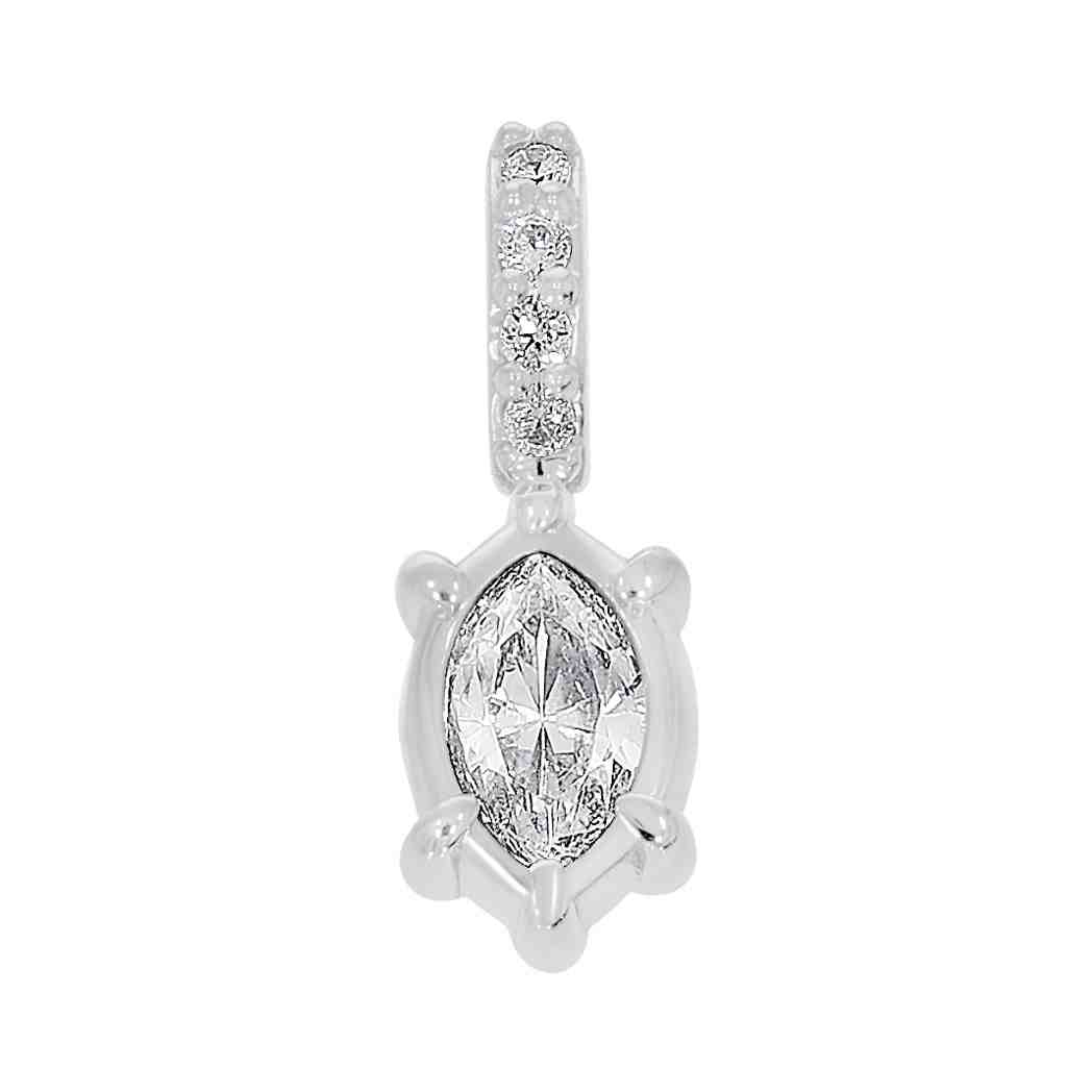 Marquise Shape Diamond Pendant PD31863A
